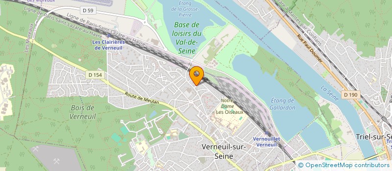 localisation de l'entreprise MADAME MELISSA CORTES Y VARGA  VERNEUIL-SUR-SEINE