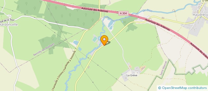 localisation de l'entreprise MADAME MELISSA COUTANT  SAINT-MARCEL