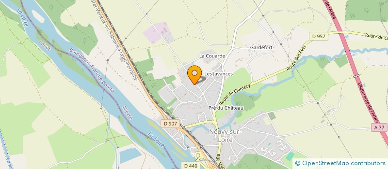 localisation de l'entreprise MADAME MELISSA CURSILLAT à NEUVY-SUR-LOIRE