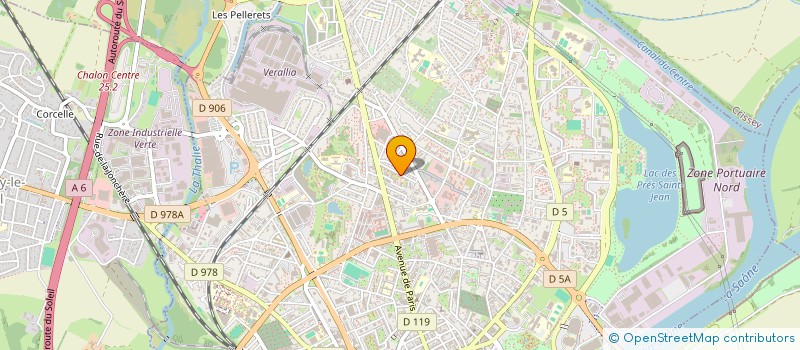 localisation de l'entreprise MADAME MELISSA CUSIN  CHALON-SUR-SAONE