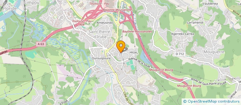 localisation de l'entreprise MADAME MELISSA DA SILVA à SAINT-PIERRE-D'IRUBE