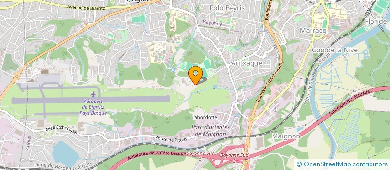 localisation de l'entreprise MADAME MELISSA DA SILVA  ANGLET