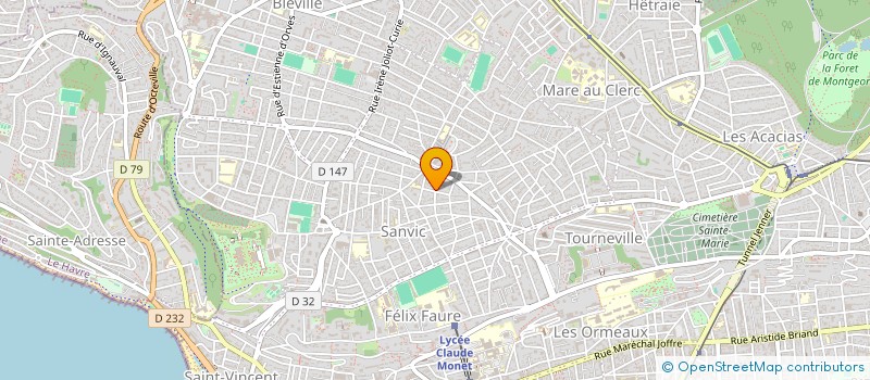 localisation de l'entreprise MADAME MELISSA DA SILVA NEVES  LE HAVRE