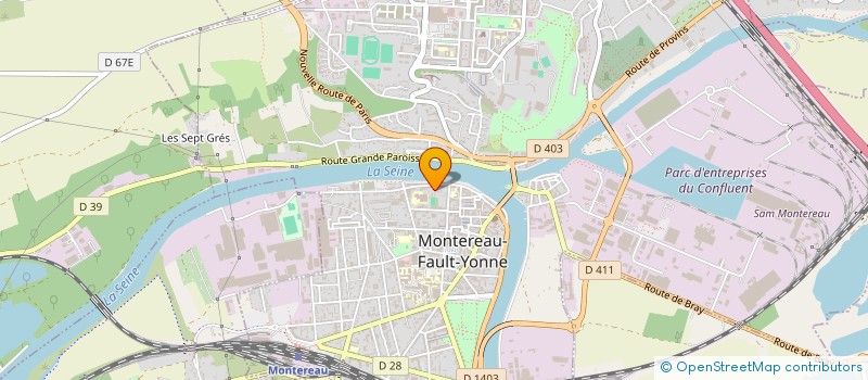 localisation de l'entreprise MADAME MELISSA DALMAT  MONTEREAU-FAULT-YONNE