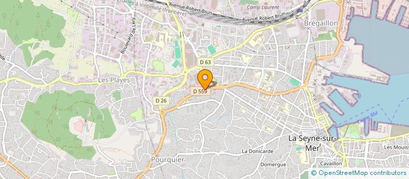 localisation de l'entreprise MADAME MELISSA DANABE  LA SEYNE-SUR-MER