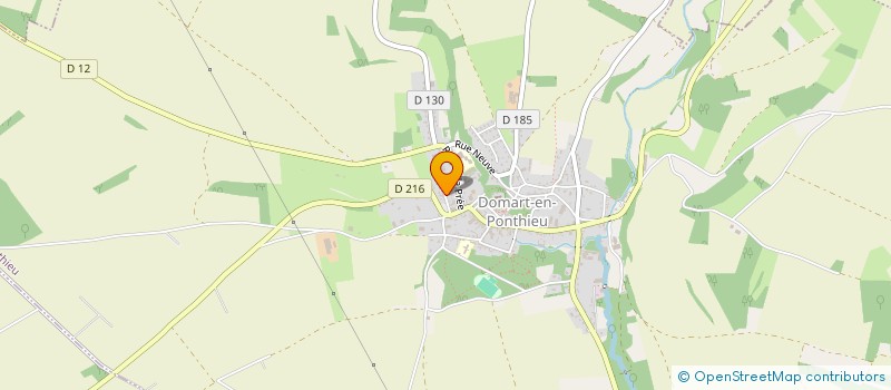 localisation de l'entreprise MADAME MELISSA DAQUIN  DOMART-EN-PONTHIEU