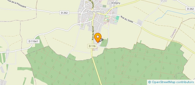 localisation de l'entreprise MADAME MELISSA DE CASTRODUARTE  COURCON