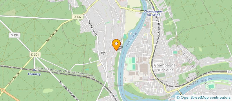 localisation de l'entreprise MADAME MELISSA DE VALERA  THOMERY