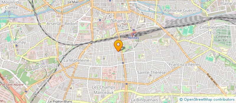 localisation de l'entreprise MADAME MELISSA DEBUSSCHERE  RENNES