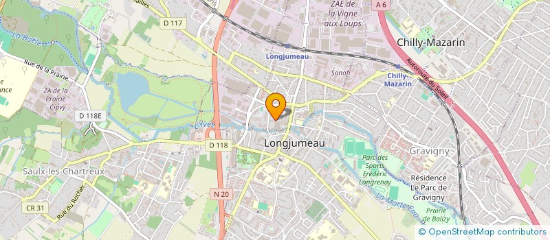 localisation de l'entreprise MADAME MELISSA DECLOO à LONGJUMEAU