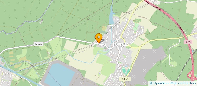 localisation de l'entreprise MADAME MELISSA DEGOUY  DAMPARIS