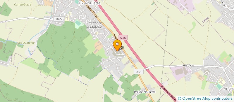 localisation de l'entreprise MADAME MELISSA DELBECQUE  VAUDRICOURT