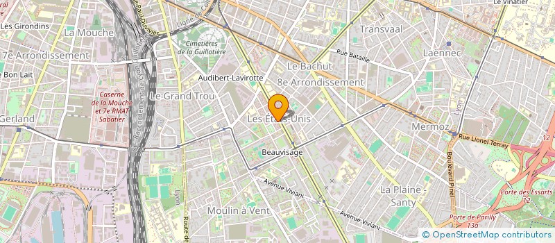 localisation de l'entreprise MADAME MELISSA DERIDE  LYON