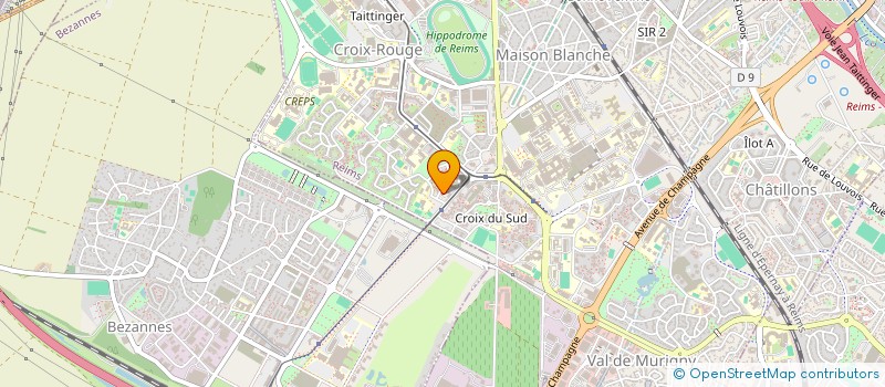 localisation de l'entreprise MADAME MELISSA DERRICHE  REIMS