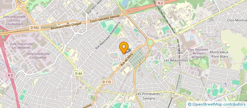 localisation de l'entreprise MADAME MELISSA DESPLANCHES à AULNAY-SOUS-BOIS