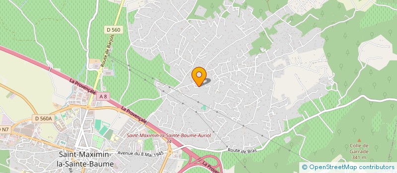 localisation de l'entreprise MADAME MELISSA DETTORI à SAINT-MAXIMIN-LA-SAINTE-BAUME