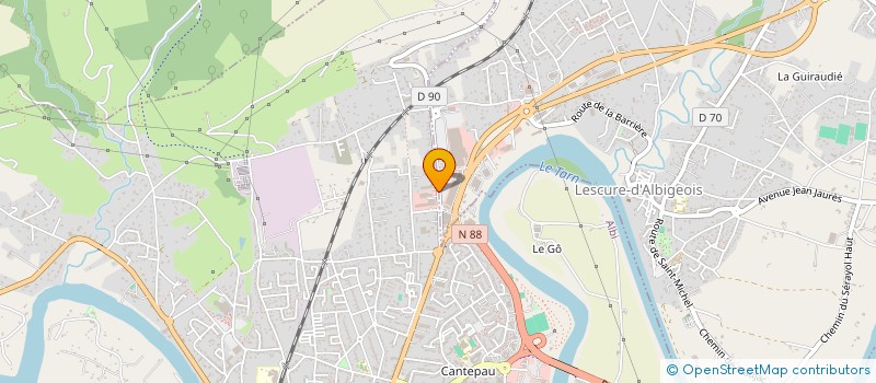 localisation de l'entreprise MADAME MELISSA DIAS  ALBI