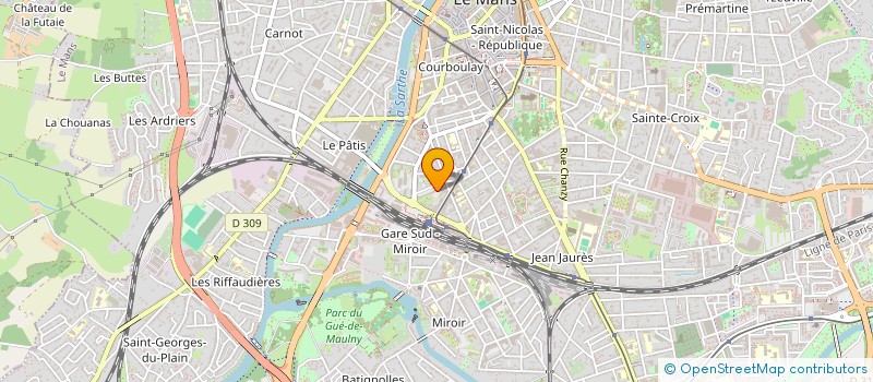 localisation de l'entreprise MADAME MELISSA DIETLIN  LE MANS