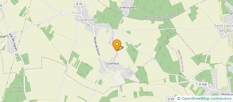 localisation de l'entreprise MADAME MELISSA DIOLOT  LIGNEROLLES