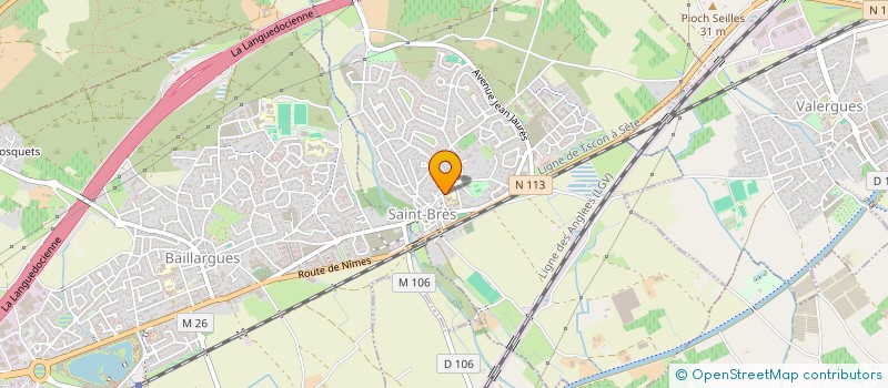 localisation de l'entreprise MADAME MELISSA DJABALLAH  SAINT-BRES