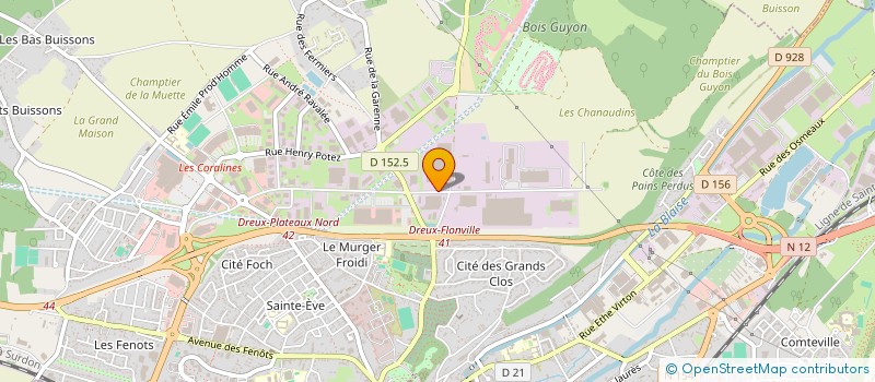 localisation de l'entreprise MADAME MELISSA DJENANE à DREUX