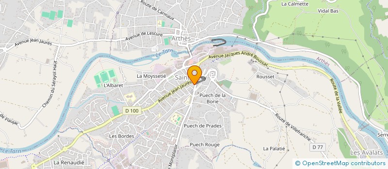 localisation de l'entreprise MADAME MELISSA DOBIGNY  SAINT-JUERY