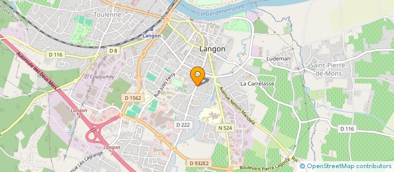 localisation de l'entreprise MADAME MELISSA DODIER  LANGON