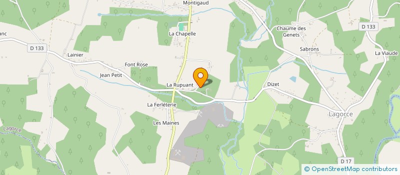 localisation de l'entreprise MADAME MELISSA DOLMEN  LAGORCE