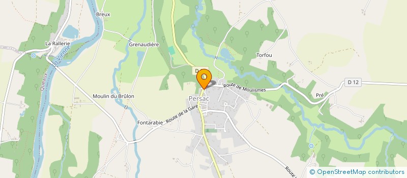 localisation de l'entreprise MADAME MELISSA DOORYHEE  PERSAC