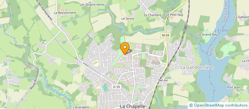 localisation de l'entreprise MADAME MELISSA DROUET  LA CHAPELLE-SUR-ERDRE