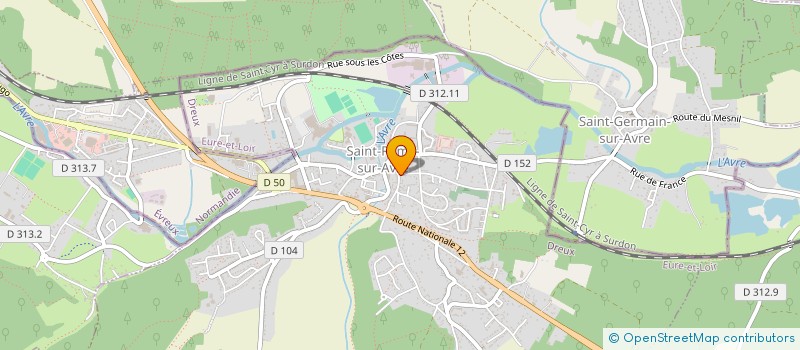 localisation de l'entreprise MADAME MELISSA DROUIN à SAINT-REMY-SUR-AVRE