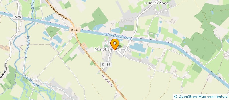 localisation de l'entreprise MADAME MELISSA DUFRESNE  MONT-BERNANCHON