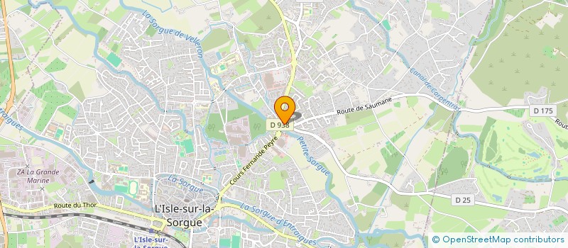 localisation de l'entreprise MADAME MELISSA DUMAS  L'ISLE-SUR-LA-SORGUE