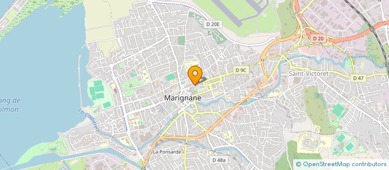 localisation de l'entreprise MADAME MELISSA DUMONT à MARIGNANE