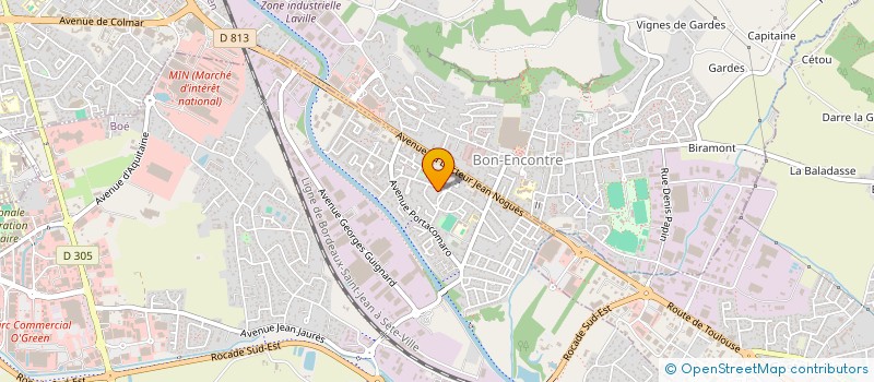 localisation de l'entreprise MADAME MELISSA DUPIN  BOE