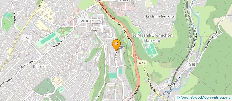 localisation de l'entreprise MADAME MELISSA DUPIN à ROUEN