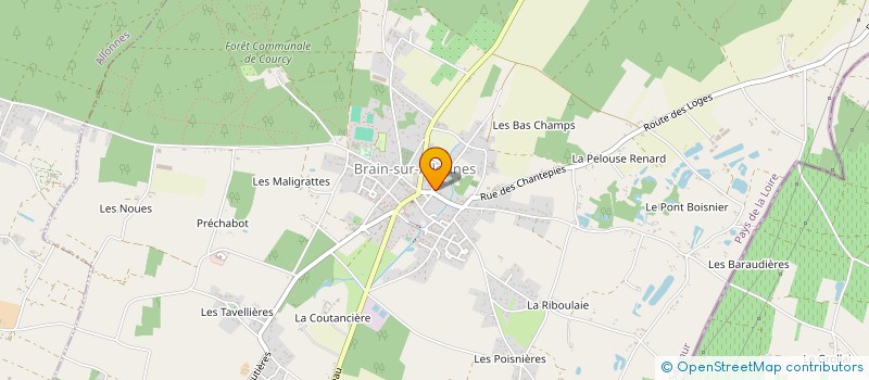 localisation de l'entreprise MADAME MELISSA DUPLENNE  BRAIN-SUR-ALLONNES