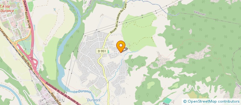 localisation de l'entreprise MADAME MELISSA DUPONT  SISTERON