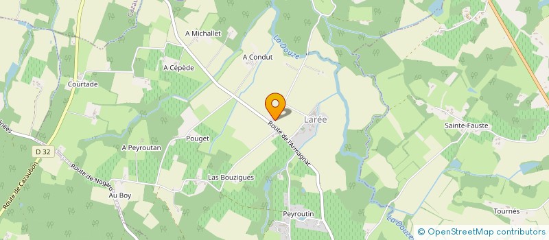 localisation de l'entreprise MADAME MELISSA DUSSARRAT  EAUZE