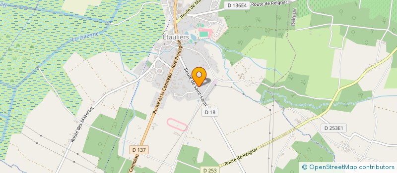 localisation de l'entreprise MADAME MELISSA EMMANUEL  ETAULIERS