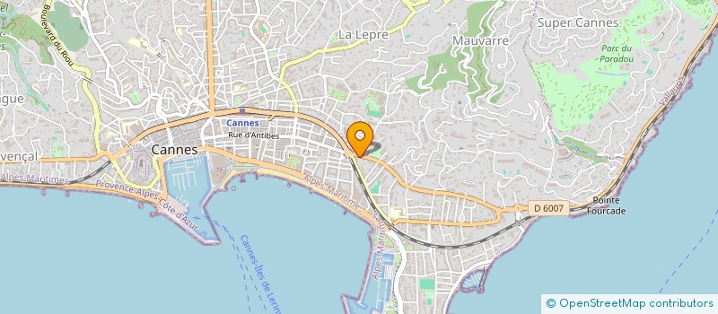 localisation de l'entreprise MADAME MELISSA ESTIENNE à CANNES