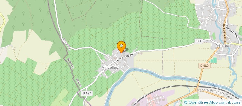 localisation de l'entreprise MADAME MELISSA ETCHART à VINCELLES