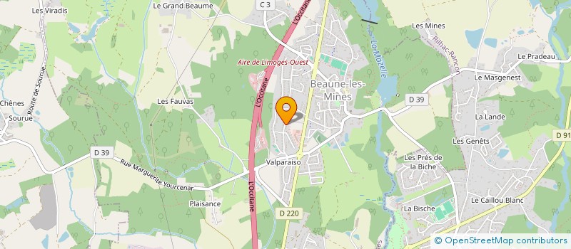 localisation de l'entreprise MADAME MELISSA ETCHECOPAR  LIMOGES