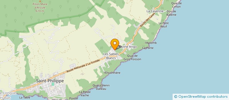 localisation de l'entreprise MADAME MELISSA ETHEVE  SAINT-PHILIPPE