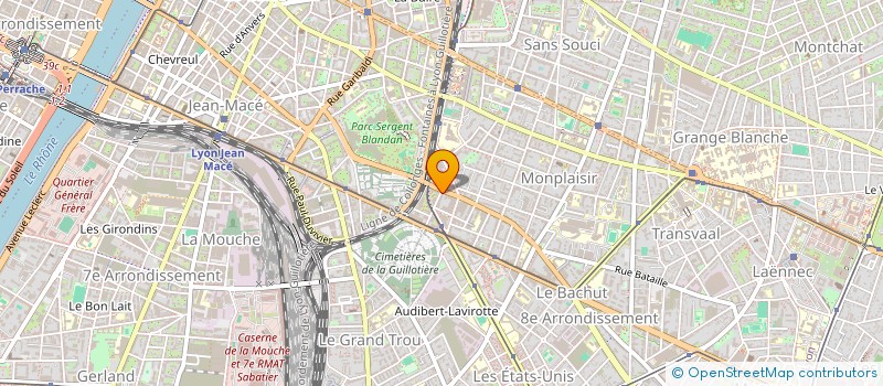 localisation de l'entreprise MADAME MELISSA EUGENE  LYON