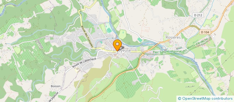 localisation de l'entreprise MADAME MELISSA EVA TASSADIT NEFTI  JOYEUSE