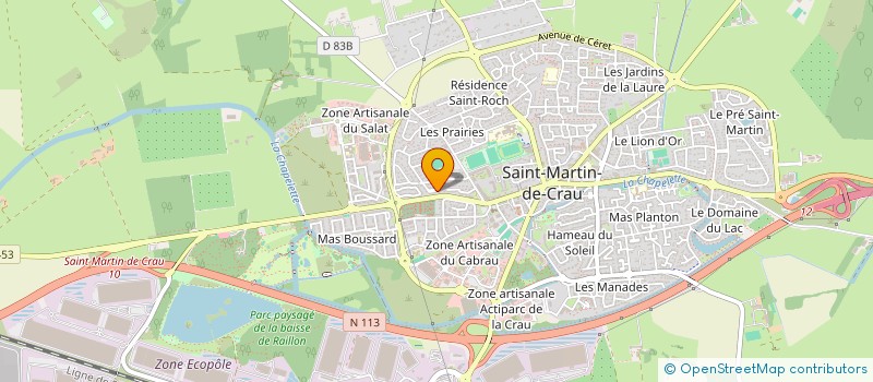 localisation de l'entreprise MADAME MELISSA FAGOT à SAINT-MARTIN-DE-CRAU