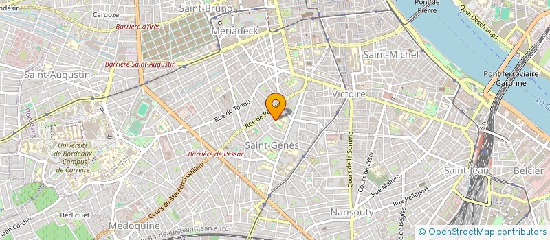 localisation de l'entreprise MADAME MELISSA FANNY ELODIE ROSSIGNOL  BORDEAUX