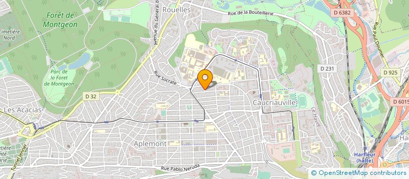 localisation de l'entreprise MADAME MELISSA FAUVEL  LE HAVRE