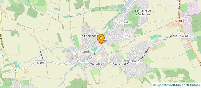 localisation de l'entreprise MADAME MELISSA FERLI  KINGERSHEIM